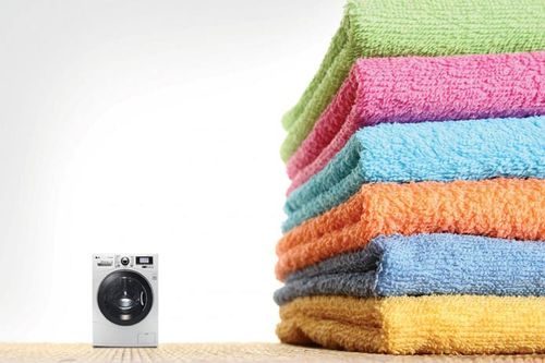 Цветные полотенца