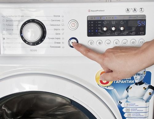 Панель управления стиральной машины